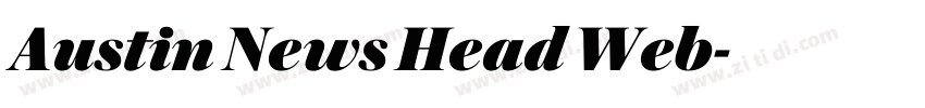 Austin News Head Web字体转换 Austin News Head Web字体转换
